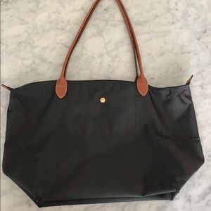 Black Longchamp Tote